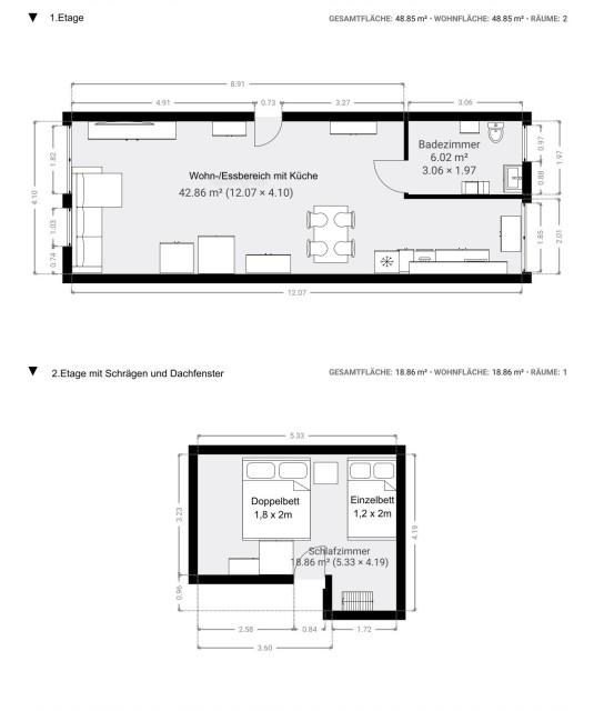 Hof Schlossblick Wohnung Helga Grundriss